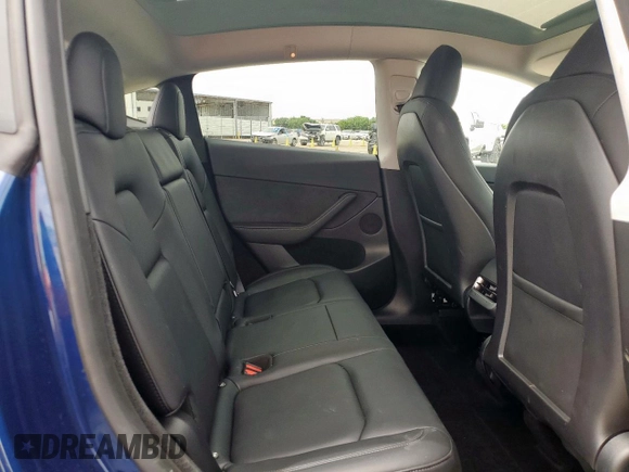 2024 Tesla Model Y Long Range with VIN 7SAYGDEE2RF986014, listed as a Copart auction lot 55791145 with 12,344 mi miles and Salvage title. Bid and sale history available at DreamBid. Image 11.