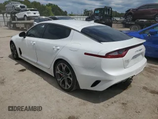 2020 Kia Stinger GT with VIN KNAE35LC0L6072105, listed as a Copart auction lot 68887473 with 42,836 mi miles and Salvage Title. Bid and sale history available at DreamBid. Image 2.