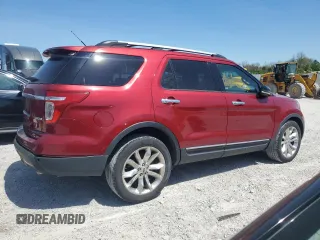 2013 Ford Explorer XLT with VIN 1FM5K7D86DGA55344, listed as a Copart auction lot 54362225 with 186,869 mi miles and Salvage Title. Bid and sale history available at DreamBid. Image 3.