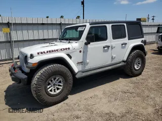 2018 Jeep Wrangler Unlimited Rubicon with VIN 1C4HJXFG9JW308991, listed as a Copart auction lot 53638955 with 95,508 mi miles and Salvage title. Bid and sale history available at DreamBid. Image 1.