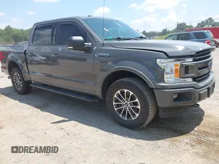 2018 Ford F-150 XL with VIN 1FTEW1E50JFD22716, listed as a IAAI auction lot 42673608 with 30,244 mi miles and . Bid and sale history available at DreamBid. Image 1.