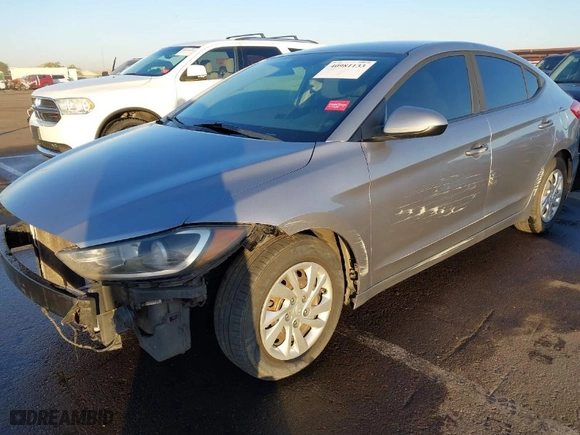 2017 Hyundai Elantra SE with VIN 5NPD74LF2HH093719, listed as a IAAI auction lot 40981133 with 173,325 mi miles. Bid and sale history available at carsss.com. Image 6.