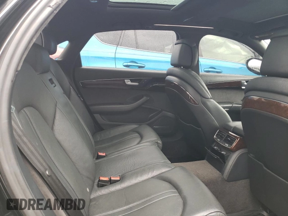 2016 Audi A8 L 3.0T with VIN WAU34AFD5GN011362, listed as a Copart auction lot 43261123 with 92,036 mi miles. Bid and sale history available at carsss.com. Image 10.