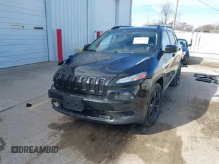 2017 Jeep Cherokee Sport with VIN 1C4PJMAB4HW664474, listed as a IAAI auction lot 41811736 with 102,301 mi miles. Bid and sale history available at carsss.com. Image 2.