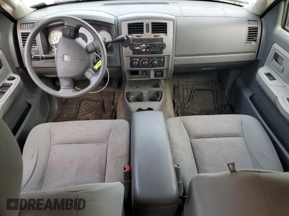 2007 Dodge Dakota SLT with VIN 1D7HW48P77S241407, listed as a Copart auction lot 86569024 with 141,730 mi miles and Salvage Title. Bid and sale history available at carsss.com. Image 8.