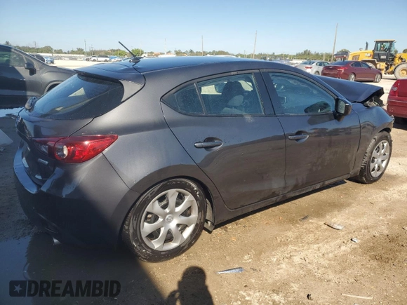 2014 Mazda 3 i Sport with VIN JM1BM1K78E1185347, listed as a Copart auction lot 47872775 with Not Provided miles and Salvage Title. Bid and sale history available at carsss.com. Image 3.