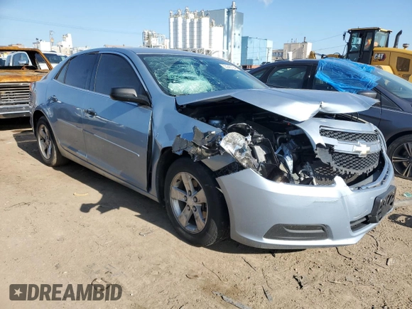 2013 Chevrolet Malibu LS with VIN 1G11B5SAXDU109459, listed as a Copart auction lot 53245794 with 110,485 mi miles and Salvage Title. Bid and sale history available at DreamBid. Image 4.