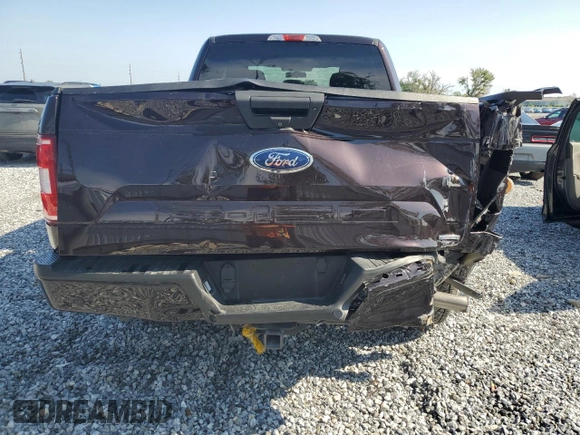 2018 Ford F-150 XL with VIN 1FTEX1CP3JFB09258, listed as a Copart auction lot 65053095 with 72,279 mi miles and Clean title. Bid and sale history available at DreamBid. Image 6.