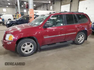 2006 GMC Envoy SLE z VIN 1GKDT13S062263876, wystawiony jako Copart lot #60245185 z przebiegiem 156 567 mil mil oraz Czysty tytuł • Clean title. Historia ofert i sprzedaży dostępna na DreamBid. Obrazek 1.