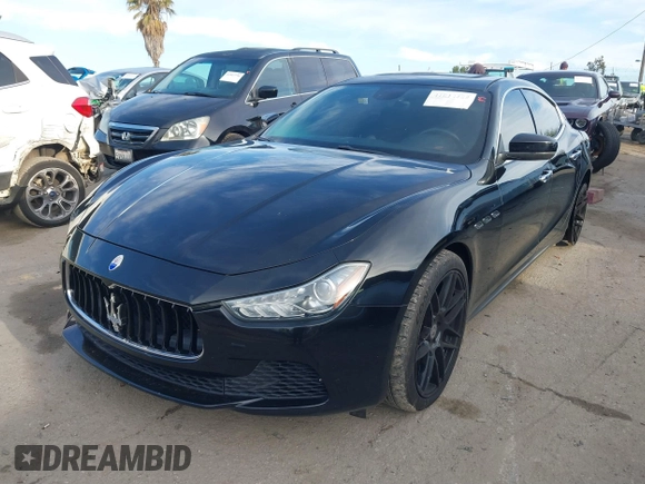 2017 Maserati Ghibli with VIN ZAM57XSA5H1196437, listed as a IAAI auction lot 41814688 with 63,334 mi miles. Bid and sale history available at carsss.com. Image 18.