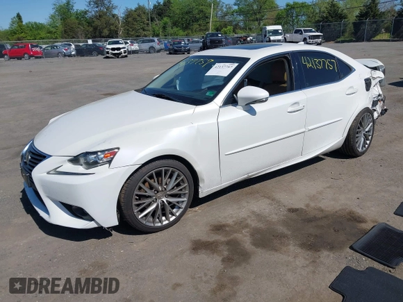 2015 Lexus IS 250 with VIN JTHCF1D2XF5017511, listed as a IAAI auction lot 42137757 with 114,274 mi miles and . Bid and sale history available at DreamBid. Image 2.