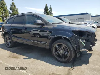 2015 Audi Q7 S line Prestige with VIN WA1DGAFEXFD014442, listed as a Copart auction lot 63507575 with 109,969 mi miles and Salvage title. Bid and sale history available at DreamBid. Image 4.