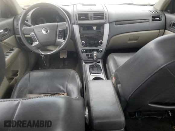2010 Mercury Milan Premier with VIN 3MEHM0JA9AR665302, listed as a Copart auction lot 57094635 with 189,275 mi miles and Salvage title. Bid and sale history available at DreamBid. Image 8.