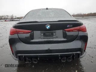 2025 BMW M4 Competition with VIN WBS23HK00SCT37239, listed as a Copart auction lot 82076914 with 2,868 mi miles and Salvage Title. Bid and sale history available at carsss.com. Image 6.