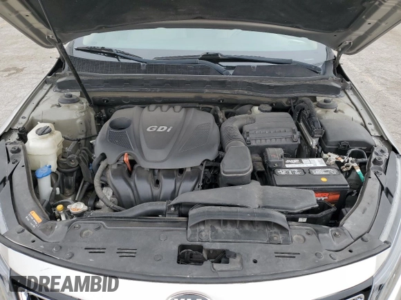 2015 Kia Optima LX with VIN KNAGM4A71F5529133, listed as a Copart auction lot 48345335 with 90,671 mi miles and Salvage Title. Bid and sale history available at carsss.com. Image 11.