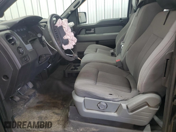 2013 Ford F-150 XL with VIN 1FTFX1EFXDFC70705, listed as a Copart auction lot 63155065 with 123,584 mi miles and Salvage title. Bid and sale history available at DreamBid. Image 7.