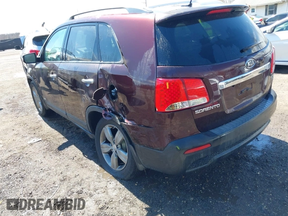 2012 Kia Sorento EX with VIN 5XYKUDA22CG293371, listed as a IAAI auction lot 41869105 with 69,842 mi miles. Bid and sale history available at carsss.com. Image 3.