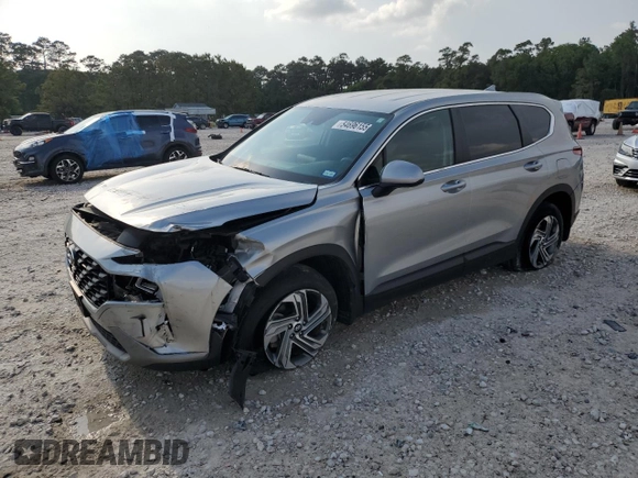 2023 Hyundai Santa Fe SE with VIN 5NMS14AJ9PH575065, listed as a Copart auction lot 54696155 with 34,964 mi miles and Salvage title. Bid and sale history available at DreamBid. Image 1.