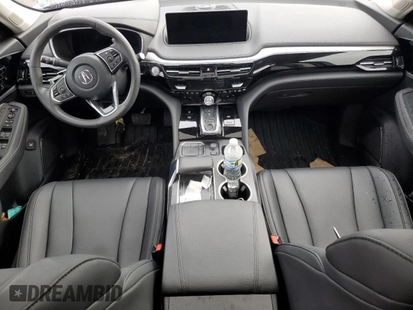 2024 Acura MDX with VIN 5J8YE1H33RL015856, listed as a Copart auction lot 46580485 with 25,541 mi miles and Salvage title. Bid and sale history available at DreamBid. Image 8.