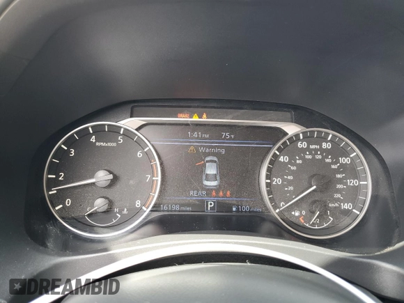 2024 Nissan Altima SR with VIN 1N4BL4CVXRN403259, listed as a Copart auction lot 54553145 with 16,198 mi miles and Salvage title. Bid and sale history available at DreamBid. Image 9.