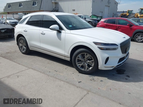 2022 Genesis GV70 2.5T with VIN KMUMADTB0NU043317, listed as a IAAI auction lot 42222034 with 30,566 mi miles and . Bid and sale history available at DreamBid. Image 1.