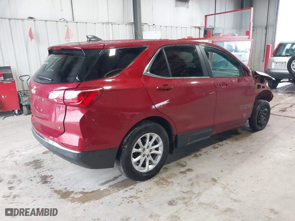 2021 Chevrolet Equinox LT with VIN 3GNAXKEVXML345455, listed as a IAAI auction lot 40892027 with 57,288 mi miles. Bid and sale history available at carsss.com. Image 4.