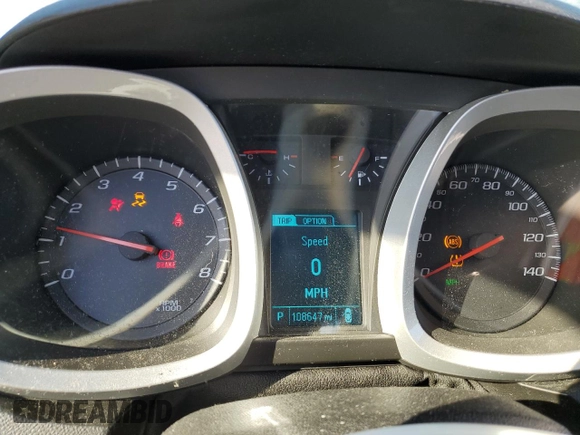 2017 Chevrolet Equinox LT with VIN 2GNALCEK6H6303673, listed as a Copart auction lot 42429165 with 108,647 mi miles and Non Repairable. Bid and sale history available at DreamBid. Image 9.