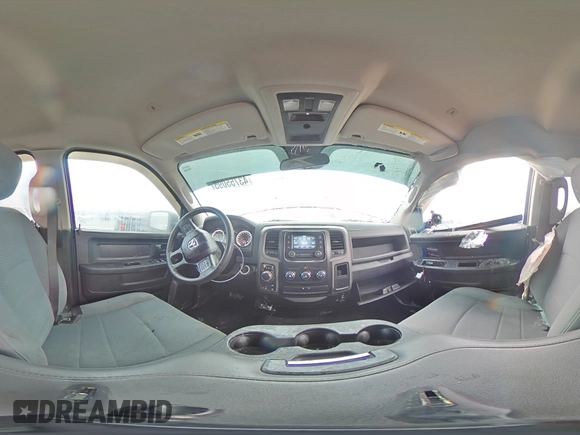 2017 Ram 1500 Express with VIN 1C6RR7FT8HS708933, listed as a Copart auction lot 43755095 with 109,702 mi miles and Salvage Title. Bid and sale history available at carsss.com. Image 13.