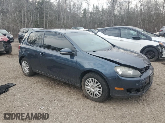2010 Volkswagen Golf with VIN WVWAA7AJ5AW241990, listed as a Copart auction lot 53784235 with 347,394 mi miles and Salvage title. Bid and sale history available at DreamBid. Image 4.