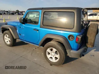 2021 Jeep Wrangler Sport S with VIN 1C4GJXAN0MW790739, listed as a Copart auction lot 75872624 with Not Provided miles and Salvage Title. Bid and sale history available at DreamBid. Image 2.