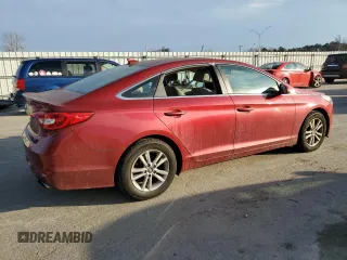 2016 Hyundai Sonata SE with VIN 5NPE24AF7GH360731, listed as a Copart auction lot 42288385 with 107,186 mi miles and Salvage Title. Bid and sale history available at DreamBid. Image 3.