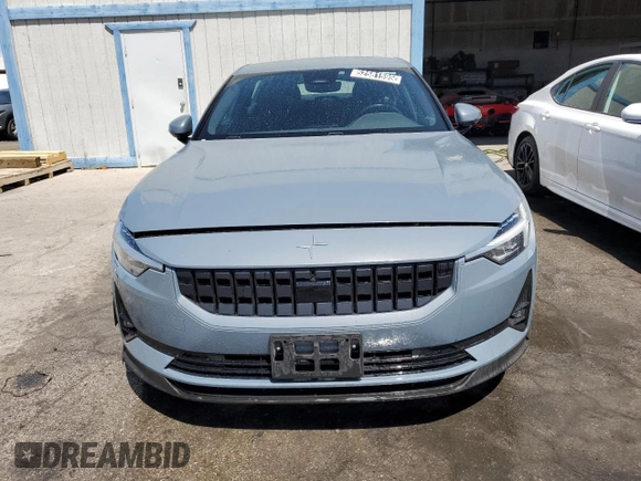 2023 Polestar 2 with VIN YSMED3KA9PL123388, listed as a Copart auction lot 52581595 with 65,412 mi miles and Clean Title. Bid and sale history available at carsss.com. Image 5.