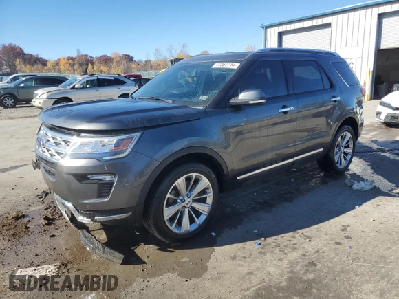 2019 Ford Explorer Limited z VIN 1FM5K8FH7KGB04678, wystawiony jako Copart lot #77367714 z przebiegiem 87 657 mil mil oraz Szkoda całkowita • Salvage title. Historia ofert i sprzedaży dostępna na DreamBid. Obrazek 1.
