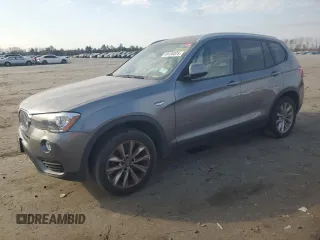 2017 BMW X3 xDrive28i with VIN 5UXWX9C58H0T06410, listed as a Copart auction lot 49134075 with 108,456 mi miles and Clean Title. Bid and sale history available at DreamBid. Image 1.