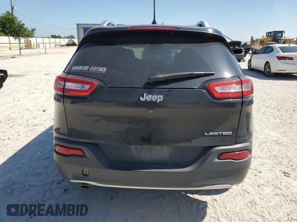 2016 Jeep Cherokee High Altitude with VIN 1C4PJLDB9GW184239, listed as a Copart auction lot 57979664 with 143,751 mi miles and Salvage Title. Bid and sale history available at carsss.com. Image 6.