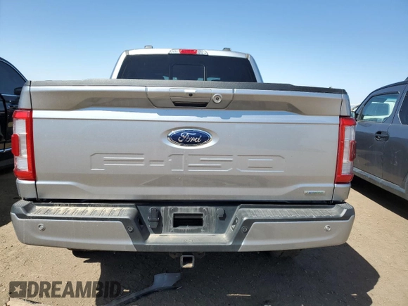 2023 Ford F-150 XL with VIN 1FTFW1E88PFB23338, listed as a Copart auction lot 50353865 with 0 mi miles and Salvage Title. Bid and sale history available at carsss.com. Image 6.