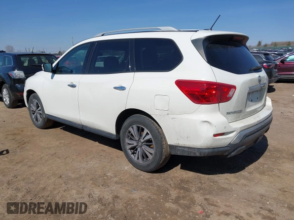 2017 Nissan Pathfinder SV with VIN 5N1DR2MM8HC667792, listed as a IAAI auction lot 41776454 with 185,467 mi miles. Bid and sale history available at carsss.com. Image 3.