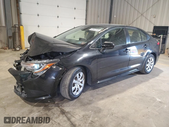 2020 Toyota Corolla LE with VIN JTDEPRAE4LJ091563, listed as a Copart auction lot 50547315 with 48,161 mi miles and Salvage Title. Bid and sale history available at carsss.com. Image 1.