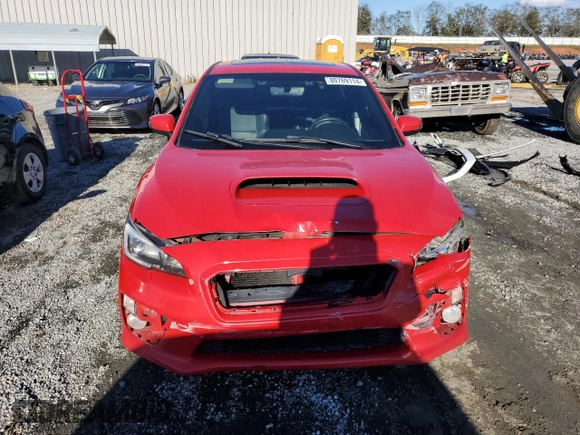 2017 Subaru WRX Limited with VIN JF1VA1N69H8813720, listed as a Copart auction lot 80769114 with 124,670 mi miles and Salvage Title. Bid and sale history available at carsss.com. Image 5.
