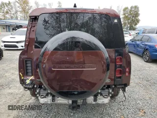 2023 Land Rover Defender z VIN SALEVFEU3P2158961, wystawiony jako Copart lot #72274444 z przebiegiem 18 533 mil mil oraz Szkoda całkowita • Salvage title. Historia ofert i sprzedaży dostępna na DreamBid. Obrazek 6.