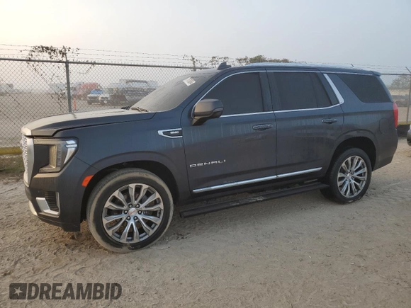 2022 GMC Yukon Denali with VIN 1GKS1DKL2NR184613, listed as a Copart auction lot 77578064 with 0 mi miles and Non Repairable. Bid and sale history available at carsss.com. Image 1.