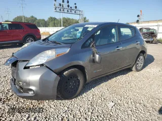 2015 Nissan LEAF S with VIN 1N4AZ0CP6FC319600, listed as a Copart auction lot 65777425 with 69,063 mi miles and Salvage title. Bid and sale history available at DreamBid. Image 1.