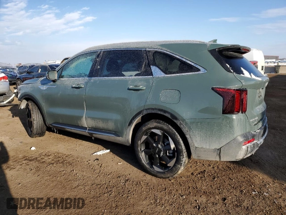 2025 Kia Sorento Hybrid EX with VIN KNDRHDJG4S5317451, listed as a Copart auction lot 45799905 with 4,377 mi miles and Salvage Title. Bid and sale history available at carsss.com. Image 2.