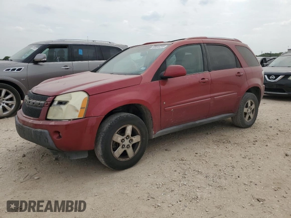 2006 Chevrolet Equinox LT with VIN 2CNDL63F366069627, listed as a Copart auction lot 53446255 with 216,104 mi miles and Salvage Title. Bid and sale history available at carsss.com. Image 1.