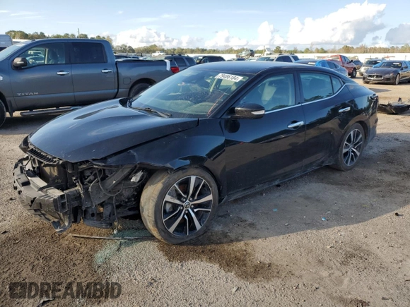 2021 Nissan Maxima SV with VIN 1N4AA6CV4MC507800, listed as a Copart auction lot 48749595 with 82,037 mi miles and Salvage Title. Bid and sale history available at DreamBid. Image 1.