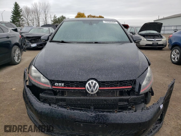 2015 Volkswagen Golf GTI S with VIN 3VW5T7AU1FM004553, listed as a Copart auction lot 79200464 with 318,806 mi miles and Salvage Title. Bid and sale history available at carsss.com. Image 5.