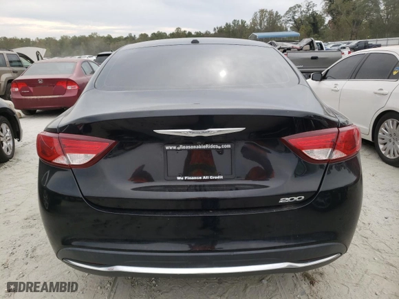 2015 Chrysler 200 Limited with VIN 1C3CCCABXFN719102, listed as a Copart auction lot 74627824 with 140,678 mi miles and Salvage Title. Bid and sale history available at carsss.com. Image 6.