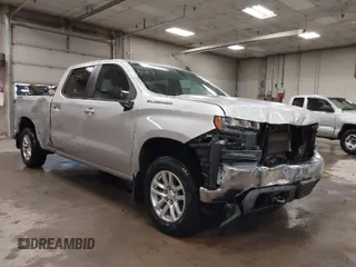 2020 Chevrolet Silverado 1500 LT with VIN 3GCUYDED4LG157463, listed as a IAAI auction lot 41340417 with 55,179 mi miles and . Bid and sale history available at DreamBid. Image 1.