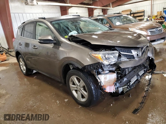 2014 Toyota RAV4 XLE with VIN JTMRFREVXED065100, listed as a Copart auction lot 48303505 with 120,779 mi miles and Clean Title. Bid and sale history available at carsss.com. Image 4.