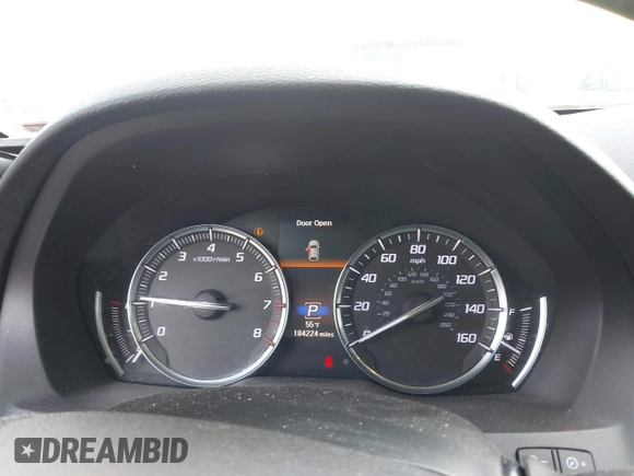 2017 Acura MDX w/Technology Pkg with VIN 5FRYD4H53HB032029, listed as a IAAI auction lot 41900361 with 184,224 mi miles. Bid and sale history available at carsss.com. Image 7.